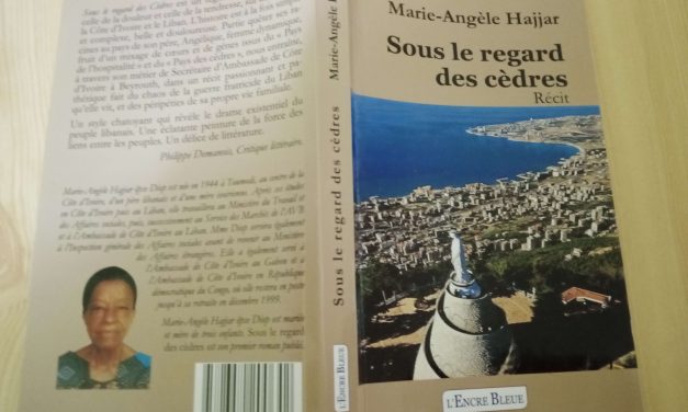 Littérature:  dédicace  de livre Marie–Angèle Hajjar  présente ‘’ Sous le regard des centres’’