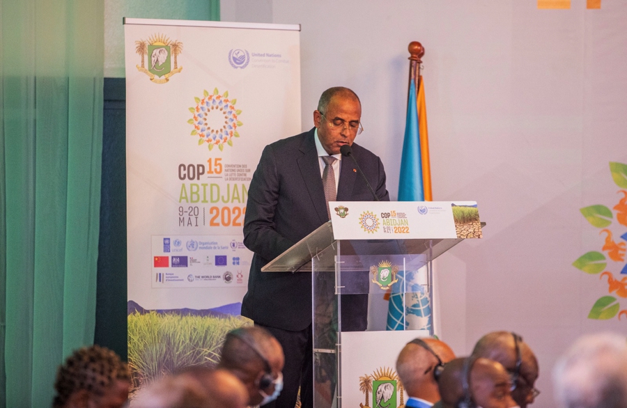 COP 15:Présentation de « L’Initiative d’Abidjan » Patrick Achi dévoile un ambitieux programme de 1,5 milliard de dollars