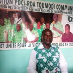interview : Gnamien Koffi Justin délégué permanent du Pdci-Rda de Toumodi