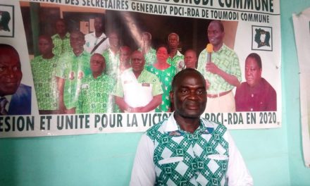 interview : Gnamien Koffi Justin délégué permanent du Pdci-Rda de Toumodi