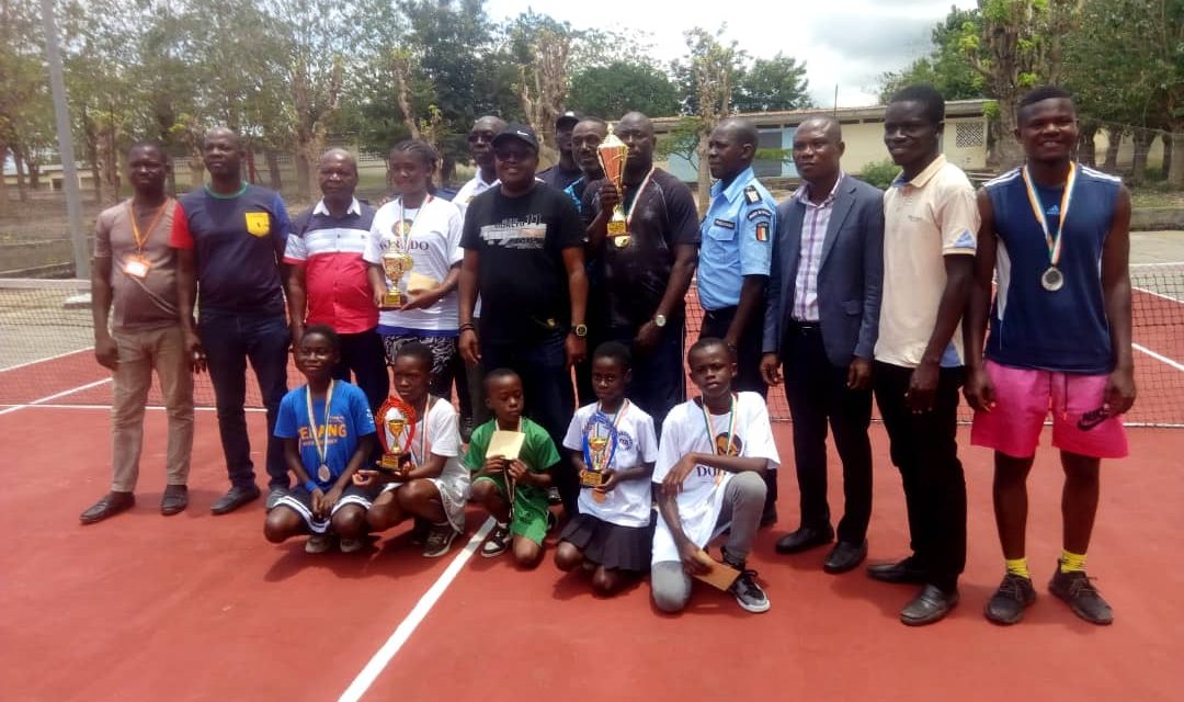 Toumodi-Activites communales de vacances/Le Maire Idrissa Kone soutient le tennis et s’engage a le vulgariser dans la cite