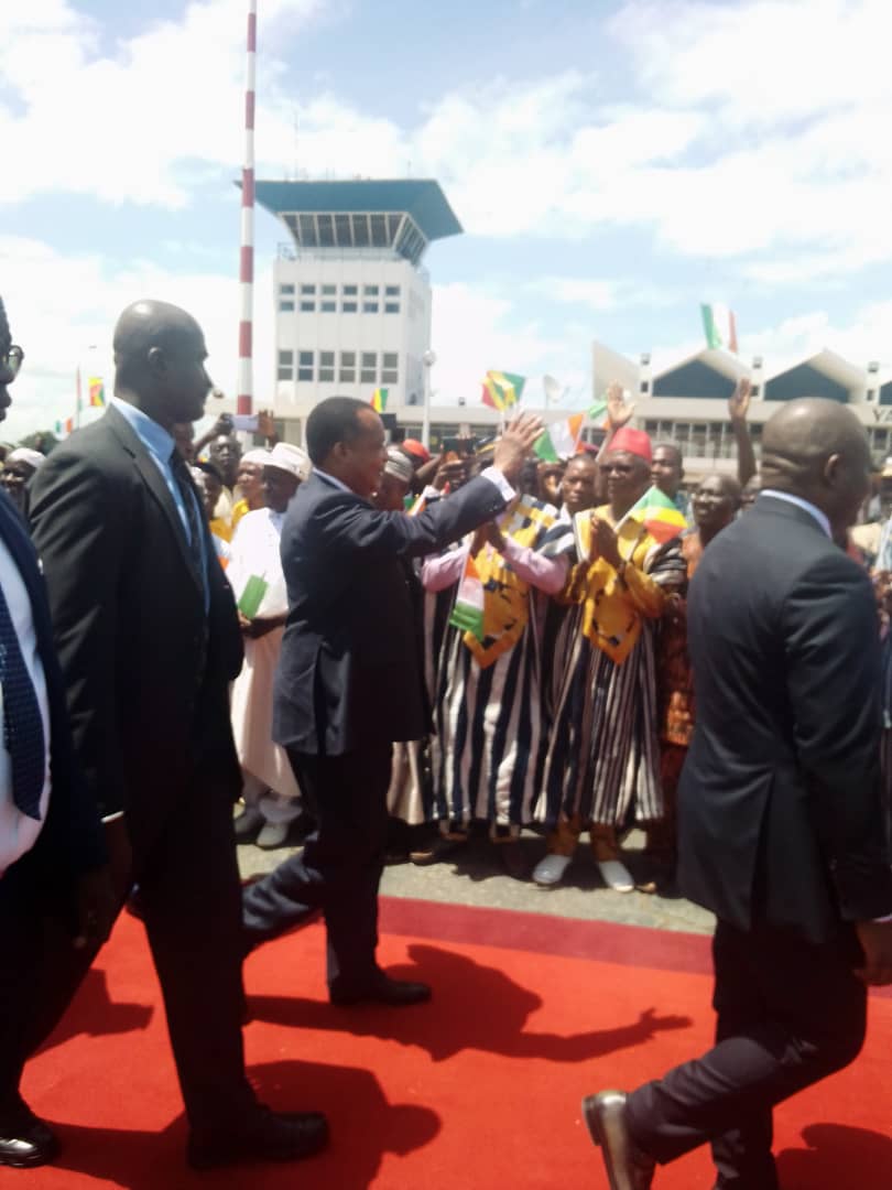 Yamoussoukro Le Président  Denis Sassou Nguesso rend hommage a feu Félix Houphouët Boigny 