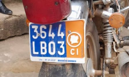 Alépé Lutte contre l’insécurité/Une moto volée dans une paroisse retrouvée dans la broussaille.