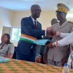 Kokumbo-Passation de charges/Le nouveau maire Noel Kouame Faustin rassure qu’il est le maire de toute la population sans faire de tri.