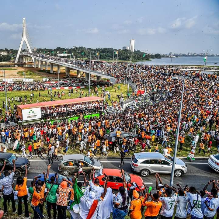 CAN 2023/Après leur sacre les éléphants reconnaissants à la population