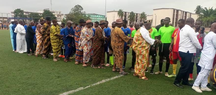 football vacances/ La finale du tournoi de la première Dame à Abobo