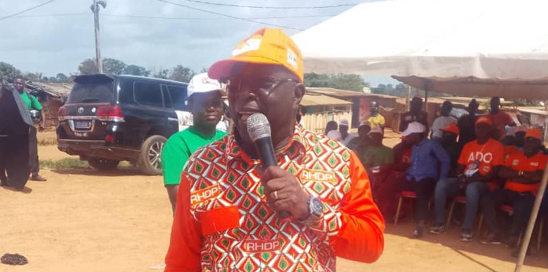 Côte d’Ivoire: Meeting de clôture de Djekanou Sous-Préfecture.