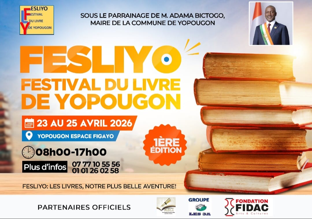 FESLIYO 2026 : Yopougon accueille son premier Festival du Livre